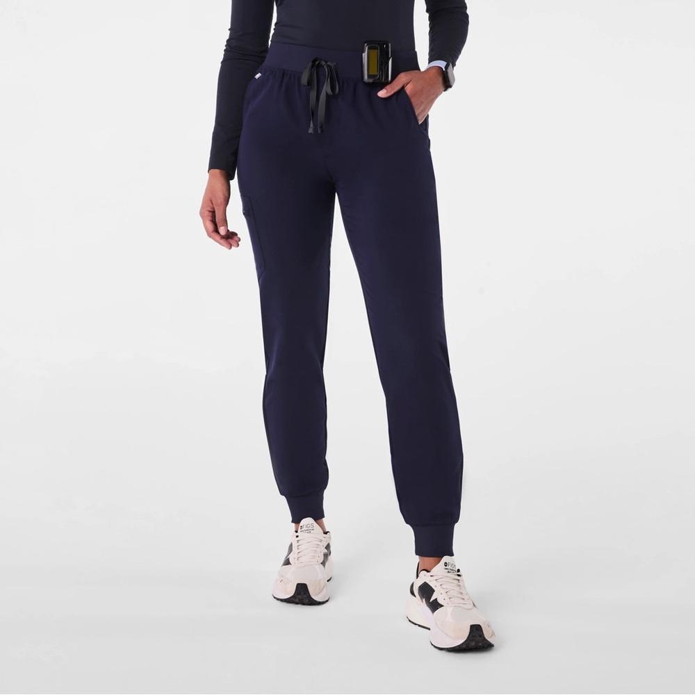 Figs Women's Navy Zamora Jogger Scrub Pant Size L